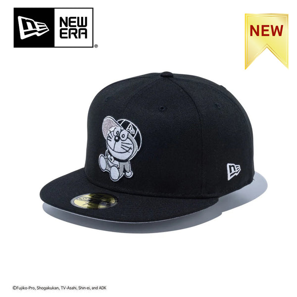 NEW ERA ( ニューエラ ) 59FIFTY ドラえもん キャップ ブラック 帽子 | キャップ | クラシック | 型崩れしにくい | 14520629 | 日よけ | ポリエステル | アウトドア | キャンプ | レジャー | ユニセックス