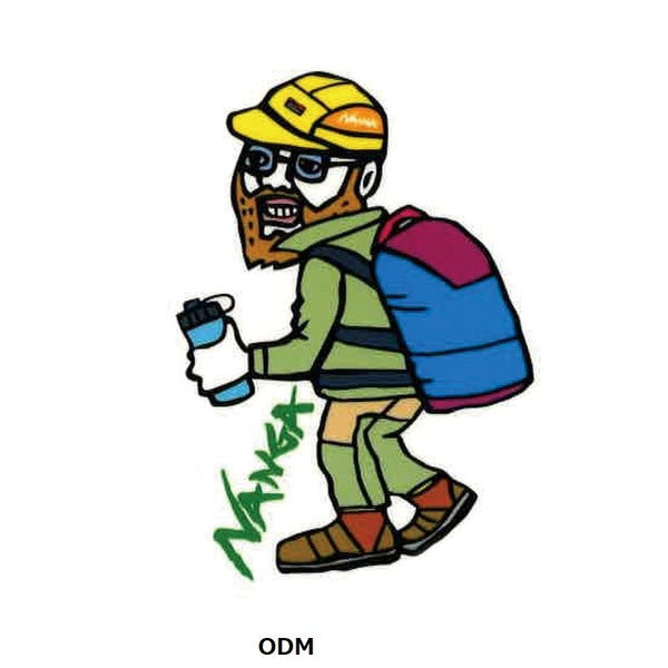 NANGA ( ナンガ ) NANGA × USHIODA HIROAKI STICKER ( PT ) ナンガ × ウシオダヒロアキ | ステッカー | なんが | 車 | クーラーボックス | 可愛い | オシャレ | アウトドア | キャンプ