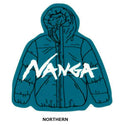 NANGA ( ナンガ ) NANGA × USHIODA HIROAKI STICKER ( DOWN JKT ) ナンガ × ウシオダヒロアキ ステッカー | ポップ | 車 | クーラーボックス | カラフル | アウトドア | キャンプ