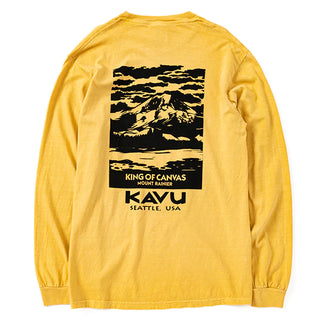 KAVU（カブー）メンズ レイニア ロングスリーブTシャツ（コンフォートカラー）