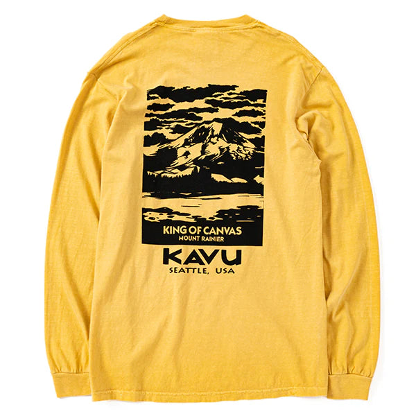 KAVU（カブー）メンズ レイニア ロングスリーブTシャツ（コンフォートカラー）