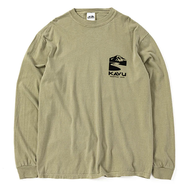 KAVU（カブー）メンズ レイニア ロングスリーブTシャツ（コンフォートカラー）