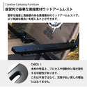 KZM OUTDOOR（ カズミ アウトドア ） レティーノチェア Retino キャンプ椅子 アウトドア チェア コンパクト グレー タン おしゃれ 軽量 折りたたみ (K24T1C03)