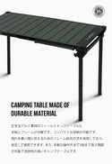 KZM OUTDOOR（ カズミ アウトドア ） フィールドトップテーブル Sサイズ 折りたたみ 3段階 コンパクト 収納 アウトドア キャンプ 収納袋 K23T3U02