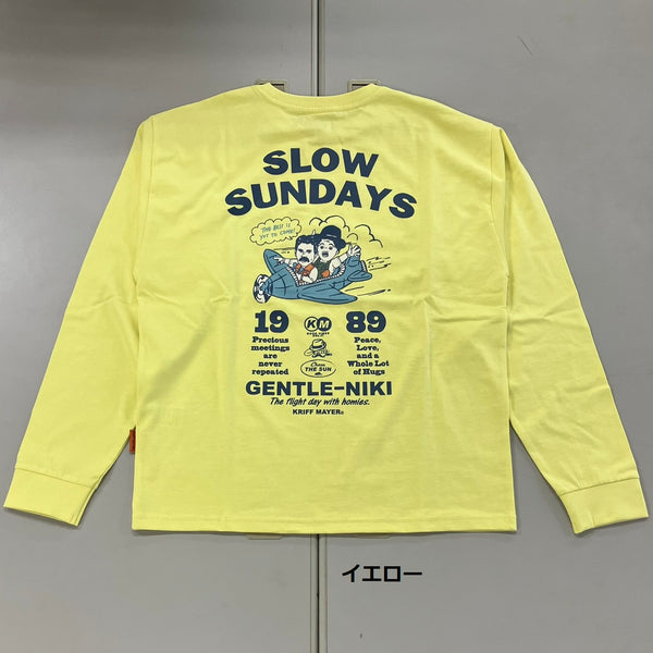 KRIFF MAYER ( クリフメイヤー ) ジェントルニキロンT ( 飛行機 ) 2536306 | ロンT | 長袖 | 長袖Tシャツ | 春 | バックプリント | 綿100% | Tシャツ | お出かけ | ユニセックス | くりふめいやー | オシャレ | カジュアル