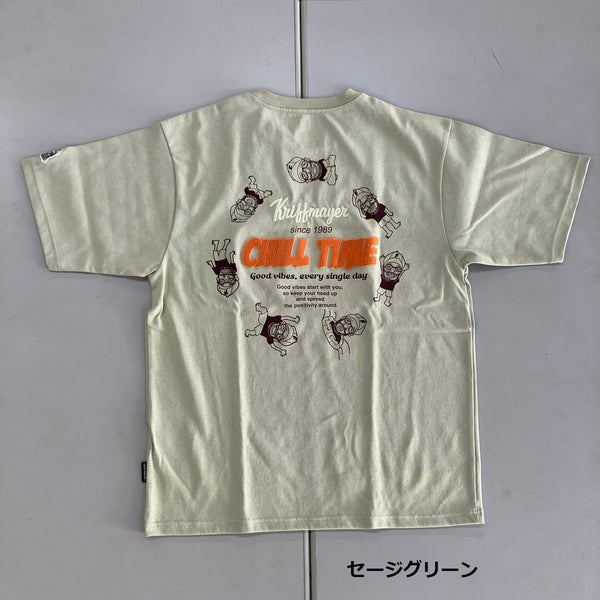 KRIFF MAYER ( クリフメイヤー ) ウェットプロテクト刺繍Tシャツ サークル メンズ 半袖Tシャツ 汗染み防止 クルーネック カジュアル アウトドア 2557806