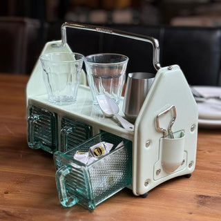 DULTON ( ダルトン ) TABLE ORGANIZER テーブル オーガナイザー 生活雑貨 | キッチン | ダイニング | 調味料入れ | 小物入れ | ガラス容器 |