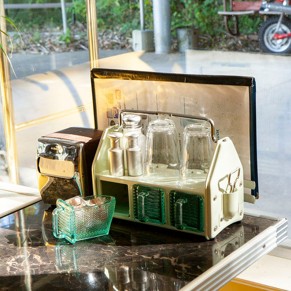 DULTON ( ダルトン ) TABLE ORGANIZER テーブル オーガナイザー 生活雑貨 | キッチン | ダイニング | 調味料入れ | 小物入れ | ガラス容器 |