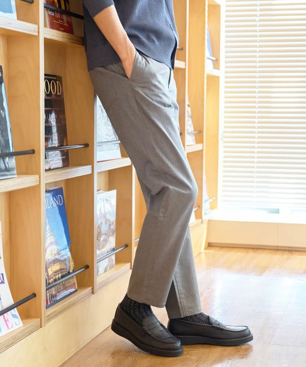 THE SHOP TK ( ザ ショップ ティーケー ) 7DAYS テーパードパンツ ON・OFF 兼用 / ストレッチ / マーベルト 付き