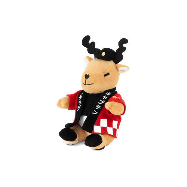 CAPTAIN STAG ( キャプテンスタッグ ) 鹿番長ぬいぐるみ ( 50周年法被 ) UM-1683 | ぬいぐるみ | ハッピ | お祭り | 可愛い | プレゼント | ギフト | 刺繍 | アウトドア | キャンプ | きゃぷてんすたっぐ