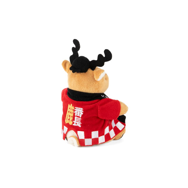 CAPTAIN STAG ( キャプテンスタッグ ) 鹿番長ぬいぐるみ ( 50周年法被 ) UM-1683 | ぬいぐるみ | ハッピ | お祭り | 可愛い | プレゼント | ギフト | 刺繍 | アウトドア | キャンプ | きゃぷてんすたっぐ