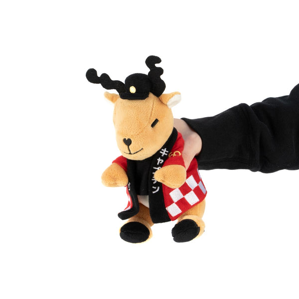 CAPTAIN STAG ( キャプテンスタッグ ) 鹿番長ぬいぐるみ ( 50周年法被 ) UM-1683 | ぬいぐるみ | ハッピ | お祭り | 可愛い | プレゼント | ギフト | 刺繍 | アウトドア | キャンプ | きゃぷてんすたっぐ