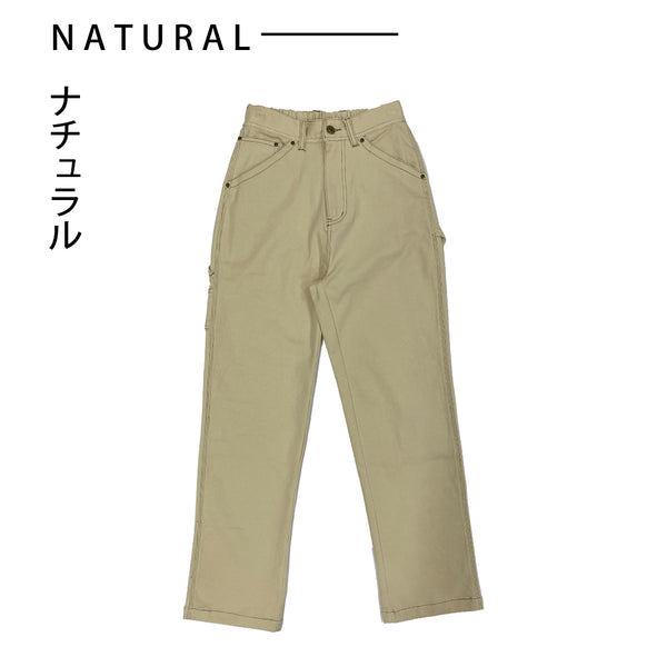 KRIFF MAYER ( クリフメイヤー ) 楽のびストレートペインターパンツ | LADYS | W2555118 | レディース | ロングパンツ | パンツ | 伸縮 | 軽い | 伸びる | ゴム | オシャレ | 体型カバー | ストレッチ | アウトドア | キャンプ | くりふめいやー