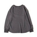 GRIP SWANY（ グリップスワニー ）W’S WAFFLE LONG SLEEVE TEE / CHARCOAL GRAY GSW-28