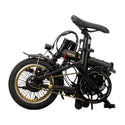 CAPTAIN STAG ( キャプテンスタッグ ) eリライト電動FDB141 ( ブラック / ゴールド ) 電動アシスト自転車 | 自転車 | 14インチ | アウトドア | レジャー | 電動自転車 | アシスト自転車 | 通勤 | 通学 | YG-1576 | かっこいい | きゃぷてんすたっぐ