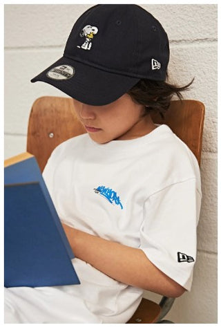 NEW ERA ( ニューエラ )  Youth 9TWENTY PEANUTS ピーナッツ スヌーピー ウッドストック ネイビー  14124292