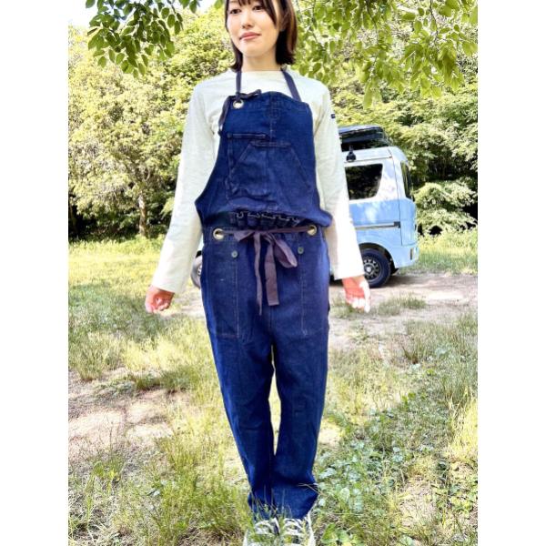FIELD SEVEN LITTLE RISE ( リトルライズ ) キャンプエプロン デニムパンツ | 料理 | 焚き火 | エプロン | デニム | キャンプ | アウトドア | ウェア | LR-0006
