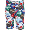 【 SALE 】 LOUDMOUTH ( ラウドマウス ) メンズ ショートパンツ | ツイル素材 | UV | ストレッチ | ゴルフ | ウェア | ハーフパンツ | 動きやすい | ポリエステル | らうどまうす | 763302 | パンツ