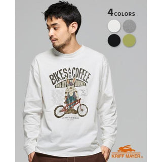 KRIFF MAYER ( クリフメイヤー ) クリフラビットロンT ( 自転車 ) 2517806 | シャツ | ウェア | Tシャツ | 長袖 | 秋服 | 冬服 | メンズ | レディース | ユニセックス | 綿 | プリントT | くりふめいやー | オシャレ
