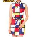 【 SALE 】 LOUDMOUTH ( ラウドマウス ) レディース ノースリーブ | ワンピース | ダッチトリート | ゴルフ | ゴルフウェア | ポリエステル | 吸汗 | 速乾 | UV | 接触冷感 | らうどまうす | 762664