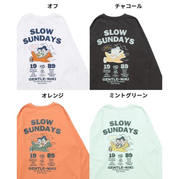 KRIFF MAYER ( クリフメイヤー ) ジェントルニキロンT ( 飛行機 ) 2536306 | ロンT | 長袖 | 長袖Tシャツ | 春 | バックプリント | 綿100% | Tシャツ | お出かけ | ユニセックス | くりふめいやー | オシャレ | カジュアル