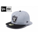 NEW ERA ( ニューエラ ) 59FIFTY ラスベガス ・ レイダース グレー × チームカラー | 帽子 | キャップ | 日よけ | アウトドア | キャンプ | 14525225 | ユニセックス | 定番 | ポリエステル | コットン
