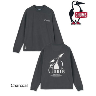 CHUMS ( チャムス ) ブービーバードツインズロングスリーブTシャツ 長袖 Tシャツ ロンT オーバーサイズ ゆったり おしゃれ メンズ レディース ユニセックス バックプリント アウトドア コットン 綿 CH01-2868