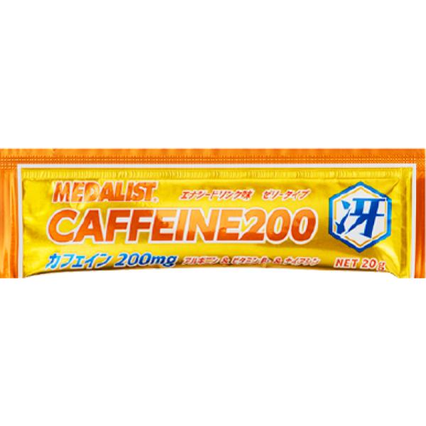 MEDALIST ( メダリスト ) メダリストカフェイン200冴 | スポーツ | カフェイン | 200mg | 低カロリー | 食べやすい | ゼリータイプ | エナジードリンク味 | パサつかない | ドライブ | 受験生 | めだりすと