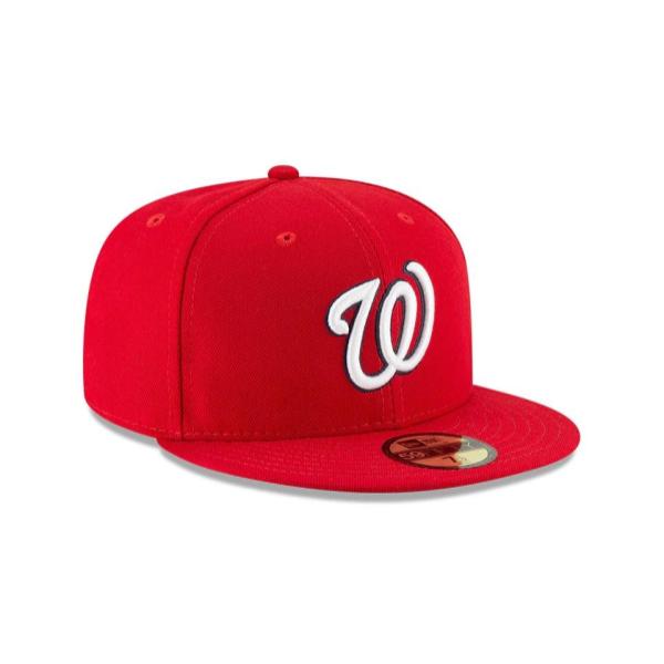 NEW ERA ( ニューエラ ) 59FIFTY MLBオンフィールド ワシントン ・ ナショナルズ ゲーム | 帽子 | キャップ | 日よけ | 赤色 | レッド | ポリエステル | ユニセックス | 定番 | 速乾 | にゅーえら | 14524835