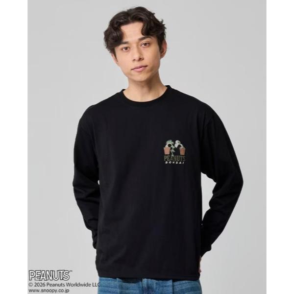 KRIFF MAYER ( クリフメイヤー ) スヌーピー刺繍ロンT ( 盆栽 ) MENS | 2537808 | メンズ | ウェア |アパレル | 長袖 | Tシャツ | ロンT | コラボ | スヌーピー | ウッドストック | オシャレ | カジュアル | くりふめいやー