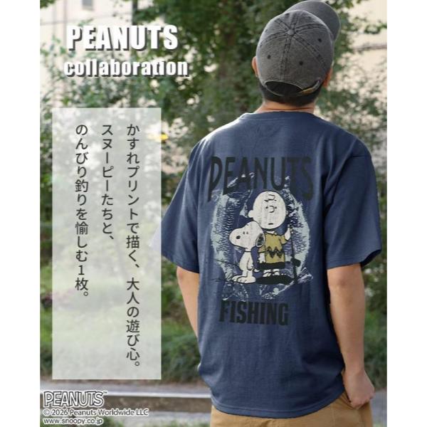 KRIFF MAYER ( クリフメイヤー ) スヌーピープリントT | 釣り | MENS | 2557803 | メンズ | カジュアル | 半袖 | Tシャツ | バックプリント | プリントT | オシャレ | 接触冷感 | 夏 | スヌーピー | くりふめいやー