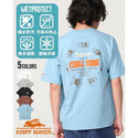 KRIFF MAYER ( クリフメイヤー ) ウェットプロテクト刺繍Tシャツ サークル メンズ 半袖Tシャツ 汗染み防止 クルーネック カジュアル アウトドア 2557806