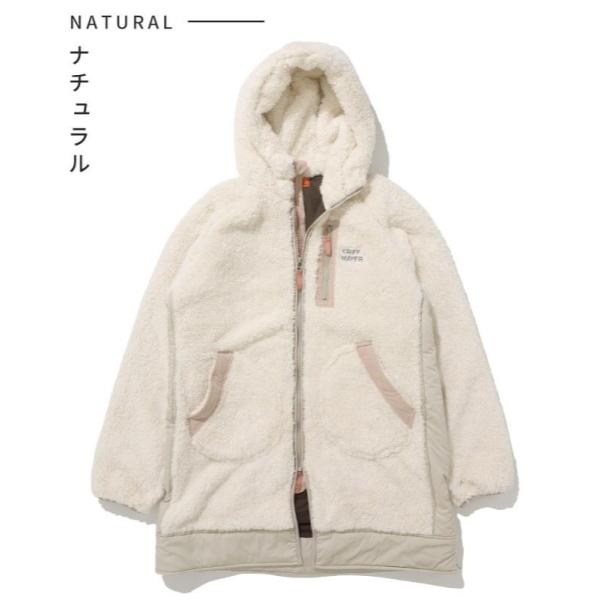 KRIFF MAYER ( クリフメイヤー ) シャギーボアロングフードJK | LADYS | W2514409 | レディース | ウェア | ジャケット | フード付 | ロング丈 | フリース | 軽い | 動きやすい | ふわふわ | カジュアル | W2514409 | くりふめいやー