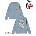 CHUMS ( チャムス ) フラッフィーポケットブラッシュドロングスリーブTシャツ 長袖Tシャツ ロンT 長袖カットソー メンズ レディース ユニセックス トップス ブラッシュド フラッフィー ポケット付き クルーネック カジュアル アウトドア キャンプ 秋冬 CH01-2880