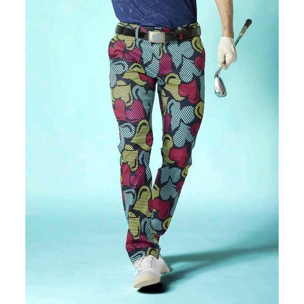 【 SALE 】 LOUDMOUTH ( ラウドマウス ) ストレッチツイル 柄ロングパンツ | メンズ | ゴルフ | ゴルフウェア | ストレッチ | 動きやすい | ポリエステル100% | 吸汗速乾 | UV | 764301 | らうどまうす | ロングパンツ | 派手