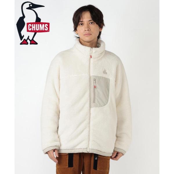 CHUMS ( チャムス ) パーテックスリバーシブルジャケット アウター メンズ レディース ユニセックス リバーシブル 2WAY アウトドア キャンプ 登山 ハイキング カジュアル 撥水 防風 秋冬 フリース 防寒 CH04-1513