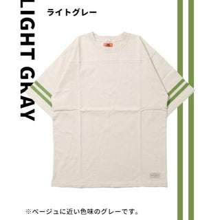 KRIFF MAYER ( クリフメイヤー ) ピグメントフットボールT | 2447200 | シャツ | 半袖シャツ | Tシャツ | 綿100% | ヴィンテージ感 | レジャー | 普段使い | アウトドア | キャンプ | オシャレ | メンズ | ウェア | トップス | 夏服