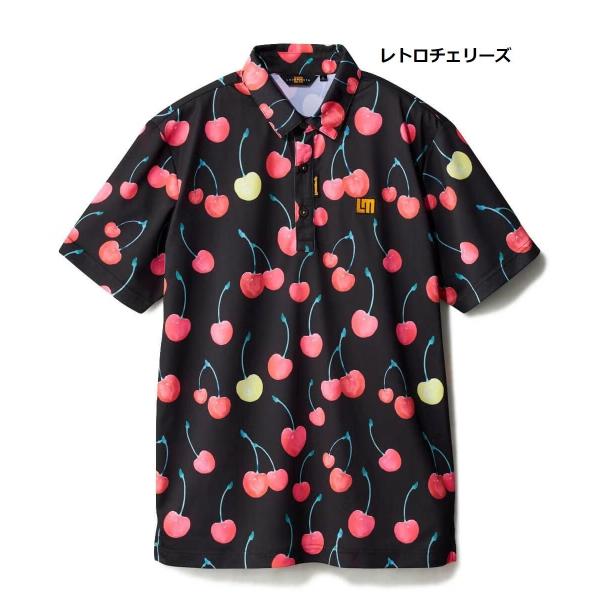 【 SALE 】 LOUDMOUTH ( ラウドマウス ) メンズ プレミアムカノコ 柄半袖シャツ シャツ | 半袖 | 半袖シャツ | ゴルフ | ウェア | 吸汗速乾 | UV | 接触冷感 | ポリエステル | 765601