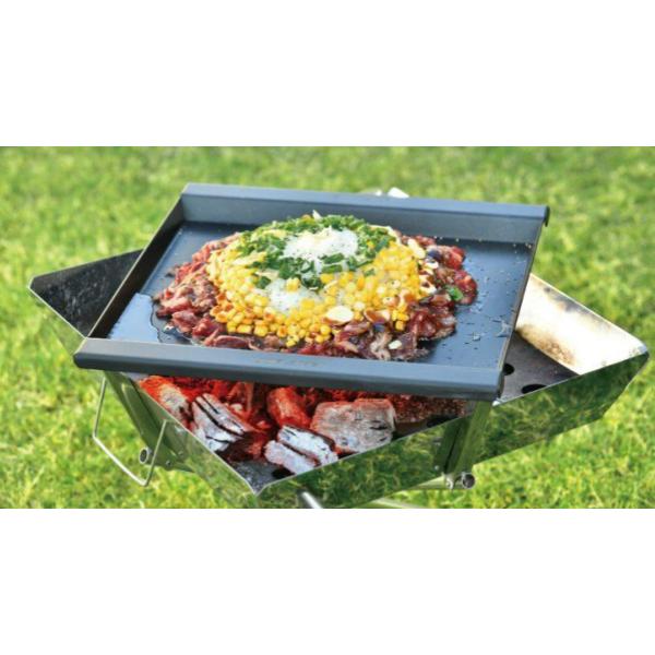 UNIFLAME ( ユニフレーム ) ファイアグリル フッ素鉄板 | 鉄板 | じっくり | 焼き | 焼き料理 | ガスバーナー | 直火 | キャンプ | アウトドア | 683101 | ゆにふれーむ | 調理器具 | 料理