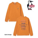 CHUMS ( チャムス ) アカアシサカバブラッシュドロングスリーブTシャツ 長袖Tシャツ ロンT メンズ レディース オーバーサイズ カジュアル アウトドア キャンプ トップス コットン 綿100% ブービーバード アカアシサカバ 秋冬 春 トレーナー