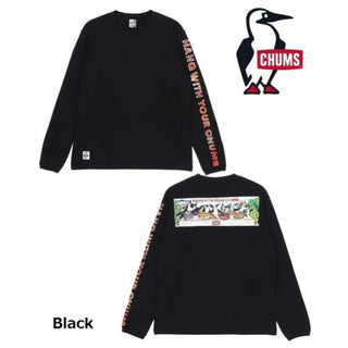 CHUMS ( チャムス ) アンチバグブレックファーストロングスリーブTシャツ | ロンT | ロングTシャツ | Tシャツ | 長袖シャツ | 長袖 | トップス | ウェア | アパレル | CH01-2506 | ペルメトリン | 虫よけ | バックプリント | ちゃむす