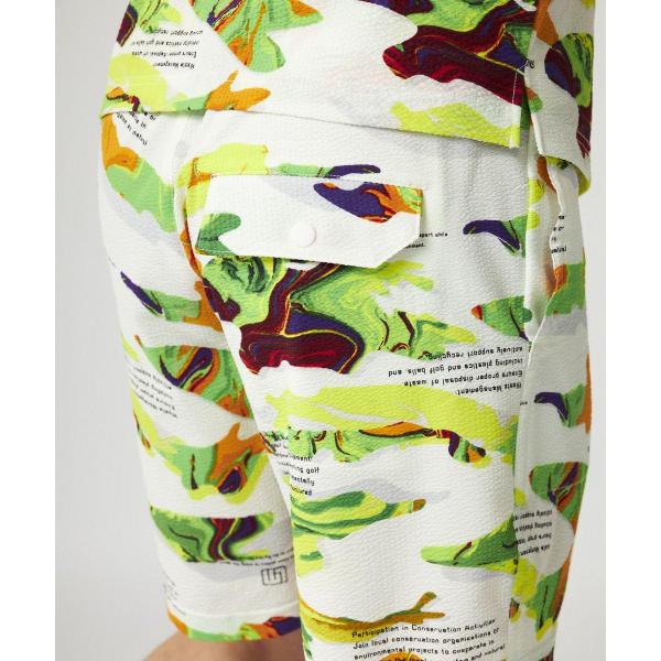 LOUDMOUTH ( ラウドマウス ) メンズ ニットサッカー 柄ショートパンツ | パンツ | ハーフパンツ | ゴルフ | ウェア | ゴルフウェア | 派手 | 吸汗速乾 | UV | ストレッチ | ポリエステル | 765305