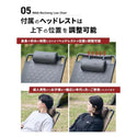 WAQ ( ワック ) Reclining Low Chair High Back リクライニングローチェア ハイバック | アウトドア | キャンプ | チェア | 椅子 | リラックス | 折りたたみチェア | 折りたたみ | 簡単 | 持ち運び | わっく | キルティング | 焚き火チェア