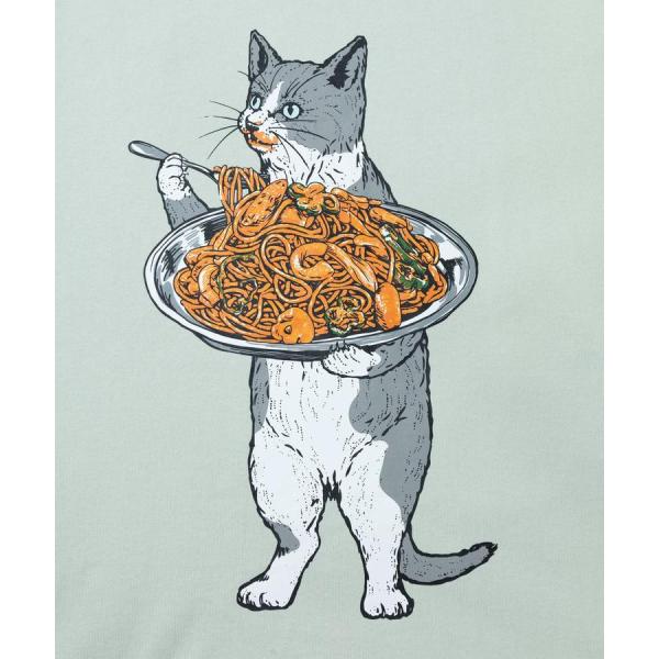 go slow caravan ( ゴースローキャラバン ) 超ヘビーUSA/C ナポリタン猫 ロングスリーブ TEE MENS | WOMENS | Tシャツ | ウェア | トップス | 長袖 | ネコ | メンズ | レディース | 351909 | カジュアル | ごーすろーきゃらばん