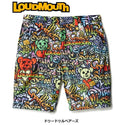 LOUDMOUTH ( ラウドマウス ) メンズ ECOベントメッシュ 柄ショートパンツ | ハーフパンツ | パンツ | ゴルフ | ウェア | ゴルフウェア | 派手 | 吸汗速乾 | UV | 接触冷感 | 遮熱 | ストレッチ | 765303