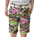 【 SALE 】 LOUDMOUTH ( ラウドマウス ) メンズ ストレッチツイル 柄ショートパンツ | ゴルフ | ウェア | 半ズボン | ハーフパンツ | パンツ | 吸汗速乾 | UV　| ストレッチ | 764305 | らうどまうす