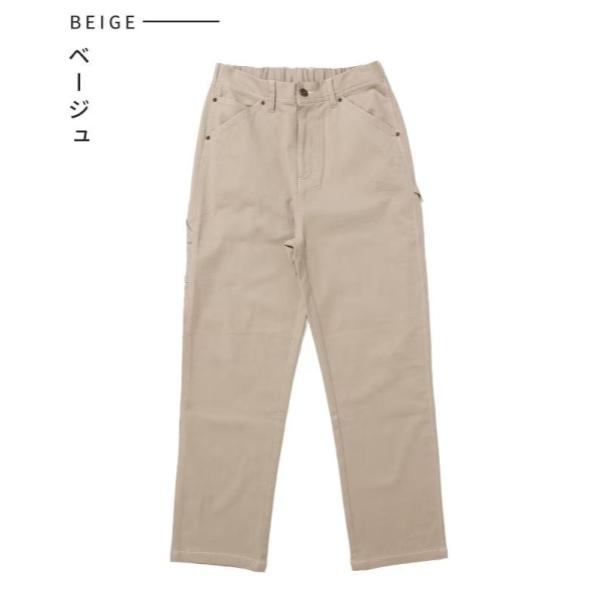 KRIFF MAYER ( クリフメイヤー ) 楽のびストレートペインターパンツ | LADYS | W2555118 | レディース | ロングパンツ | パンツ | 伸縮 | 軽い | 伸びる | ゴム | オシャレ | 体型カバー | ストレッチ | アウトドア | キャンプ | くりふめいやー
