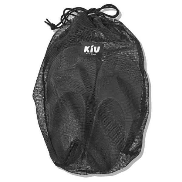 KiU ( キウ ) リカバリーサンダルタイプ-A K332 | サンダル | EVA素材 | ユニセックス | 厚底 | ロゴ | 高機能 | クッション性 | ブラック | 黒色