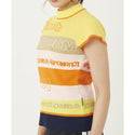 【 SALE 】LOUDMOUTH ( ラウドマウス ) レディース キャップスリーブニット 半袖モックネック | ホワイト | ゴルフ | ゴルフウェア | トップス | オシャレ | 可愛い | 派手 | ポリエステル | 動きやすい | 763651 | らうどまうす