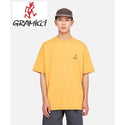 GRAMICCI ( グラミチ ) ONE POINT LOGO TEE | ワンポイントロゴTシャツ | Tシャツ | 半袖 | 夏服 | シンプル | ドライタッチ | 速乾 | プリントT | オシャレ | アウトドア | キャンプ | G4SU-T096 | ぐらみち